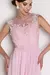 Vestido Madrinha Festa Bordado Longo Rosa Claro na internet