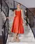 Vestido Acetinado Midi Casamento Civil Noiva Branco 1203 na internet