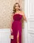 Vestido Festa Longo Lurex Rosé Marsala Ou Branco Brilho 1142 - comprar online