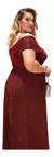 Vestido Festa Ombro À Ombro Marsala Serenity Rosé P Até Plus 1197P - comprar online