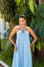 Vestido Fenda Formatura Madrinha Coral Serenity Marsala 1208 - comprar online