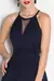 Vestido Madrinha Festa Longo Azul Marinho - comprar online