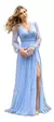 Vestido Tule C/ Manga Coleção Mais De 10 Cores 1070 - loja online