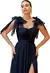 Vestido Festa Em Tule Coleção Glam Colection Ref 1076 - Moda4Dress