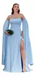 Vestido Mousseline Com Véu Nos Ombros Várias Cores 1211 - comprar online