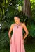 Vestido Fenda Formatura Madrinha Coral Serenity Marsala 1208 - Moda4Dress