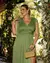 Vestido Festa Lurex De Amarrar Plus Size Modelo 1078P - comprar online