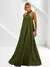 Vestido Fenda Formatura Madrinha Coral Serenity Marsala 1208 - comprar online