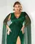 Vestido Lurex Festa Manga Longa Plus Size Do 46 Ao 50 1130P - Moda4Dress