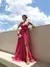 Vestido Longo Decote V Decote X Nas Costas Lindo 1202 - comprar online