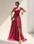 Vestido Longo Decote V Decote X Nas Costas Lindo 1202 - Moda4Dress