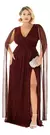 Vestido Lurex Festa Manga Longa Plus Size Do 46 Ao 50 1130P na internet