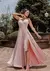 Vestido Mousseline Alcinha Laço 1050 - Moda4Dress