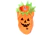 TAMANHO 7 CAMISETA ABOBORA HALLOWEEN LARANJA