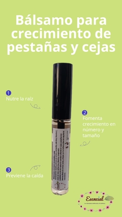 Eyelash and eyebrow balm
