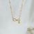 Colar Joemi Elos Coração e Pingente Infinito 35+10cm - loja online