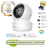 Ezviz C6N 4mp camara wifi Domo 360° audio y alarma en internet