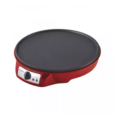 Fábrica De Crepes Y Panqueques Ranser 1000w Con Accesorios Color Rojo