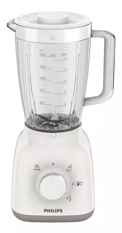 Licuadora Philips HR2125 1.5 L Blanca Con Jarra De San 220V Blanco