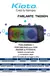 SISTEMA DE AUDIO KIOTO TW2604 BT/USB/AUX/CR/MIC/LUCES 6.5 X 2 - comprar online