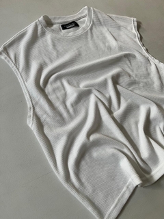 Musculosa tejida blanca - JHwear