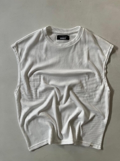Musculosa tejida blanca - comprar online