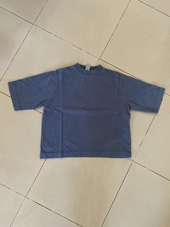 Remera Boxy Celeste - comprar online