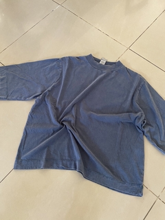 Remera Boxy Celeste