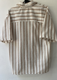 Camisa de Lino Rayada - comprar online