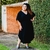 Vestido pipoquinha plus size preto