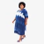 Vestido básico tie dye azul plus size - buy online