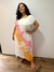 Vestido fluído com barra em pontas branco tie dye plus size - buy online