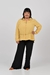 Camisa Social Feminina Mostarda Plus Size