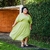 Vestido pipoquinha plus size verde - Be Golden