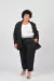 Calça Golden quadriculada plus size preta