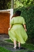 Vestido pipoquinha plus size verde - online store