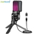 Zealsound-RGB USB Gaming Microfone Condensador, PC, PS4, PS5, Mac, Filtro Pop, S - loja online