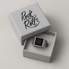 ANILLO SELLO - TEXTURA ROMBOS