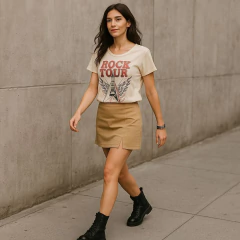 REMERA MUJER "ROCK TOUR"/M26 - comprar online