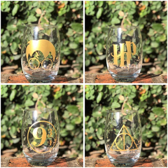Combo HP 4 Vasos Dorados