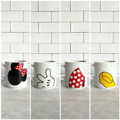 Combo Mouse Tazas Minnie Partes Grandes