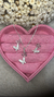 Conjunto borboleta cravejado