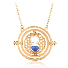 Harry Potter Colar Ampulheta para Mulheres, Hermione Granger, Time Turner na internet
