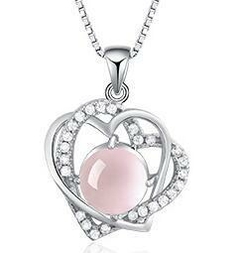 Nova Joia Europeia Pingente de coração colar feminino - La Femme Chic