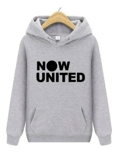 Blusa Moletom Canguru Casaco Now United Music Banda Feminino Promoção na internet