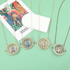 Harry Potter Colar Ampulheta para Mulheres, Hermione Granger, Time Turner - loja online