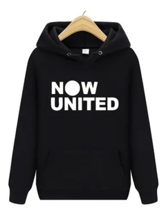Blusa Moletom Canguru Casaco Now United Music Banda Feminino Promoção