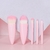 Mini Espelho Portátil Com 5 Pcs Pincéis De Maquiagem Rosa Dobrável - loja online