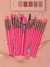 Kit 20 Pinceis Profissional Pincel Maquiagem Preto e Neon Cor Aleatorio - loja online