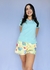 Pijama Short Prague Satín Camiseta - tienda online